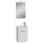 Ensemble meuble lave-mains 1 porte avec miroir Led Blanc thumbnail