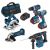 Pack 5 outils sans fil 18V GSR + GDR + GBH + GWS + GKS Bosch Professional thumbnail